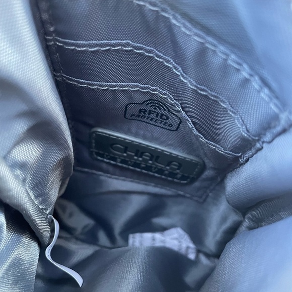 Chala Venture Dog Paw Print & Bone Mixed Media Cell Phone Crossbody Bag - Picture 4 of 6